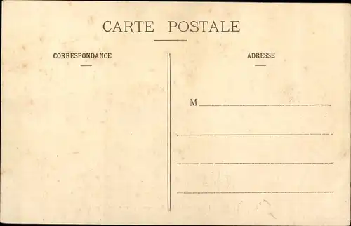 Ak Casablanca Marokko, Les effets du Bombardement 1907