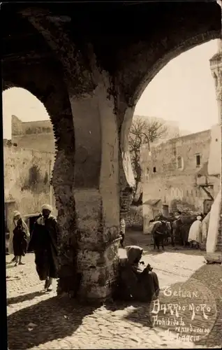 Foto Ak Tetuan Tétouan Marokko, Barrio Moro