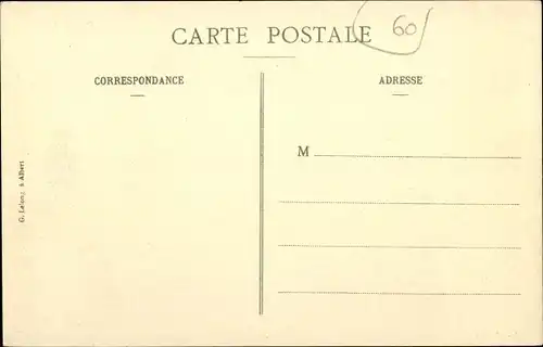 Ak Formerie Oise, Rue du Chateau, Hotel