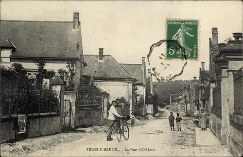 Ak Trosly Breuil Oise, La Rue d'Orleans