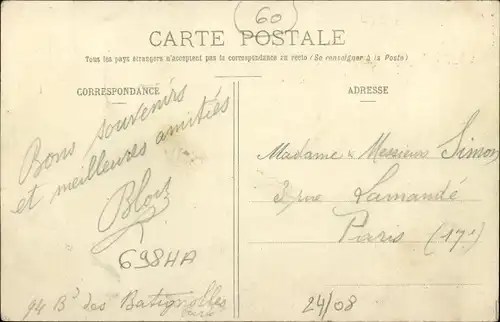 Ak Trosly Breuil Oise, La Rue d'Orleans