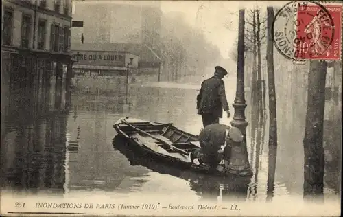 Ak Paris XII Reuilly, Boulevard Diderot