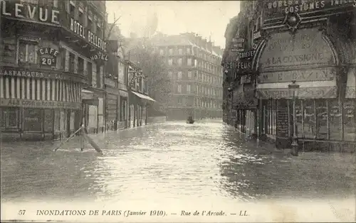 Ak Paris VIII, Rue de l'Arcade, Hotel