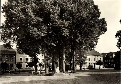 Ak Wesenberg in Mecklenburg, Marktplatz