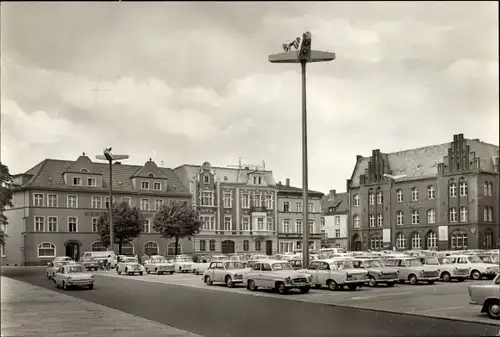 Ak Stralsund in Vorpommern, Leninplatz