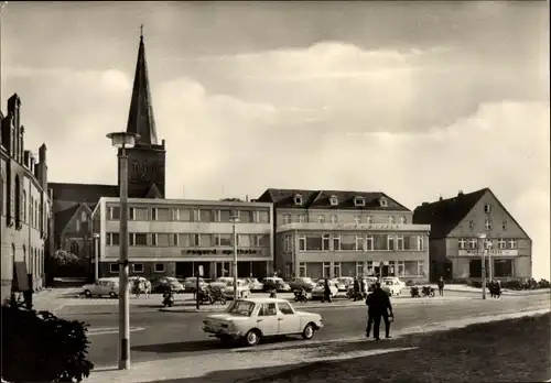 Ak Bergen auf der Insel Rügen, Ratskeller, Apotheke