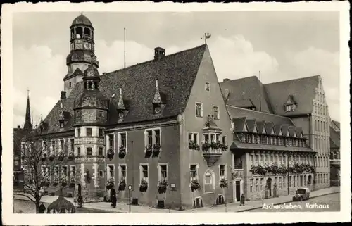 Ak Aschersleben im Salzlandkreis, Rathaus