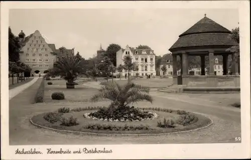 Ak Aschersleben im Salzlandkreis, Herrenbreite, Bestehornhaus