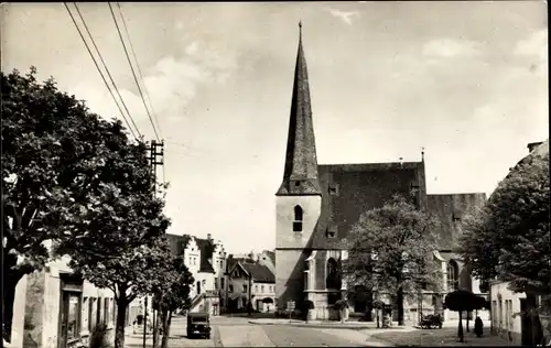 Ak Sandersleben in Anhalt, Marktplatz