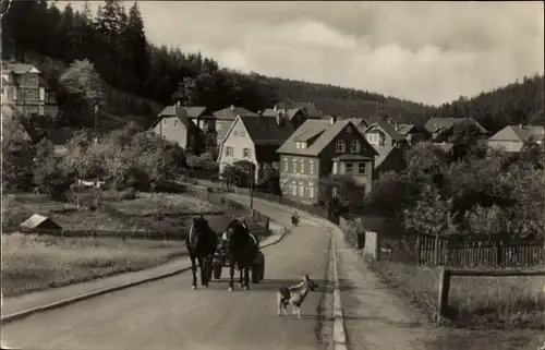 Ak Finsterbergen Friedrichroda im Thüringer Wald, Karlstraße