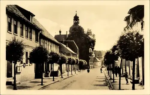 Ak Harzgerode am Harz, Straßenpartie