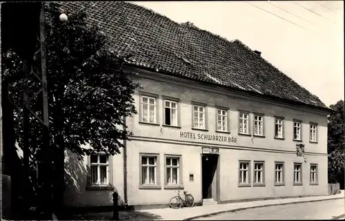 Foto Ak Harzgerode am Harz, Hotel Schwarzer Bär