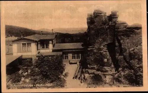 Ak Jonsdorf in Sachsen, Nonnenfelsen Restaurant