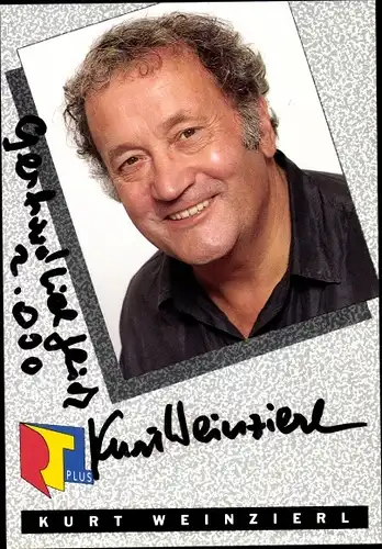 Ak Schauspieler Kurt Weinzierl, Portrait, Autogramm