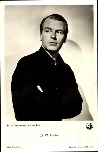 Ak Schauspieler O. W. Fischer, Portrait, Cuba Cabana, Mein Vater der Schauspieler