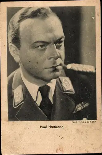 Ak Schauspieler Paul Hartmann, Portrait