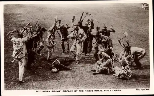 Ak Tidworth South West England, Tidworth Tattoo, Red Indian Rising, The King's Royal Rifle Corps