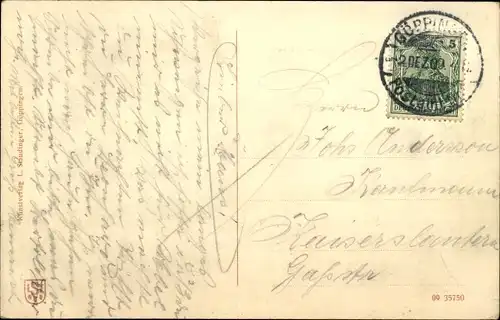 Ak Göppingen in Württemberg, Marktstraße