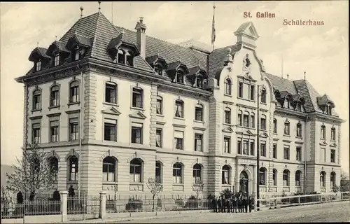 Ak Sankt Gallen Stadt Schweiz, Schülerhaus