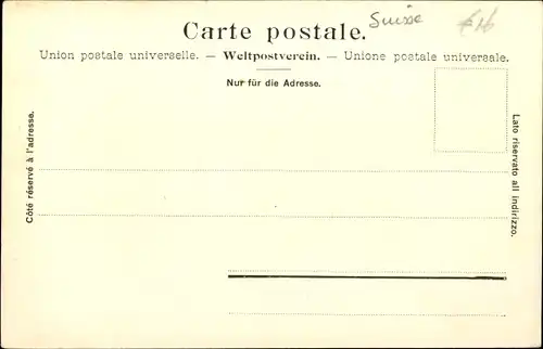 Ak Bern Stadt Schweiz, Gerechtigkeitsgasse, Brunnen, Straßenbahn