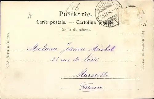 Foto Ak Zürich Stadt Schweiz, Teilansicht mit Flusspartie