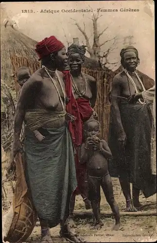 Ak Afrique Occidentale, Femmes Cereres