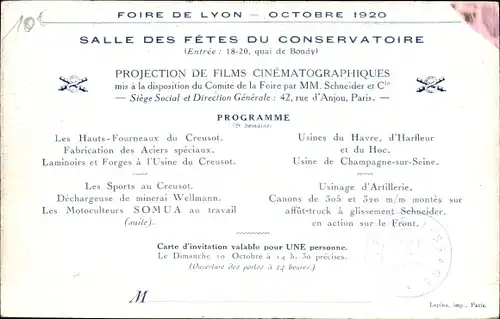 Ak Paris, Locomotives Pacific et Mikado au Terminus du PLM, Usines Schneider, Dampflok