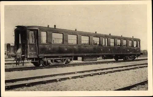 Ak Französische Eisenbahn, Chemin de Fer de Paris a Orleans, Personenwaggon 2. und 3. Klasse