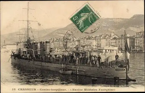 Ak Chasseur, Contre torpilleur, Marine Militaire Francaise
