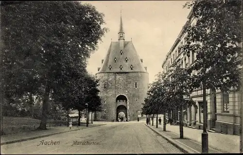 Ak Aachen in Nordrhein Westfalen, Marschiertor