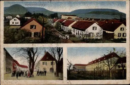 Ak Issenheim Isenheim Elsass Haut Rhin, Hartmannsweilerkopf, Hauptstraße