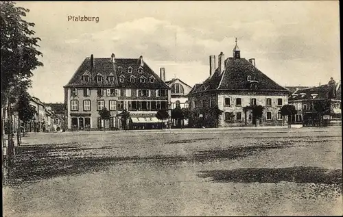 Ak Phalsbourg Pfalzburg Lothringen Moselle, Straßenpartie