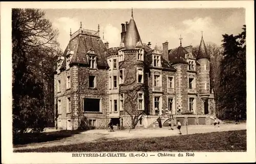 Ak Bruyères le Châtel Essonne, Chateau du Rué