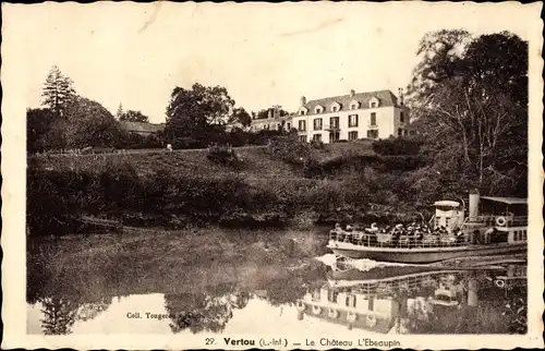 Ak Vertou Loire Atlantique, Le Chateau L'Ebeaupin