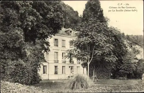 Ak La Bouille Seine Maritime, Chateau du Bas Caumont