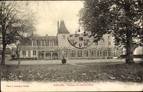 Ak Gaillon Eure, Chateau de Courtmoulins