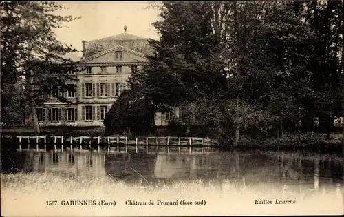 Ak Garennes Eure, Chateau de Primard, face sud