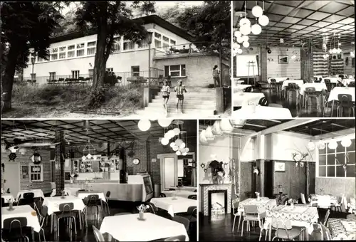 Ak Wesenberg in Mecklenburg, HO Strandcafe, Weißer See