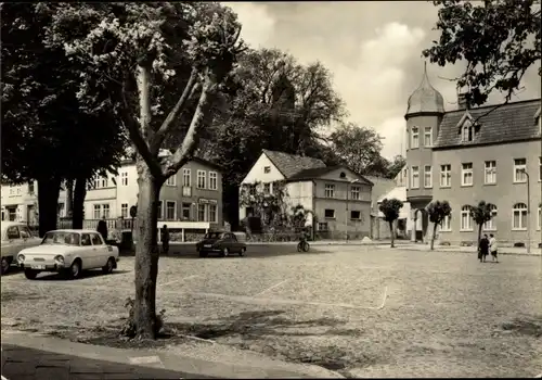 Ak Wesenberg in Mecklenburg, Marktplatz