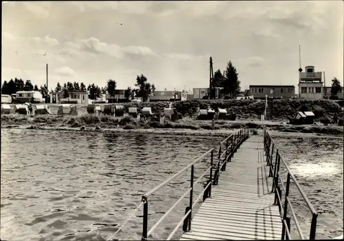 Ak Stahlbrode Sundhagen in Vorpommern, Zeltplatz