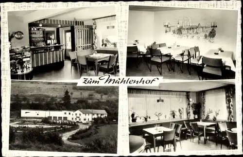 Ak Offdilln Haiger in Hessen, Zum Mühlenhof, aussen und innen