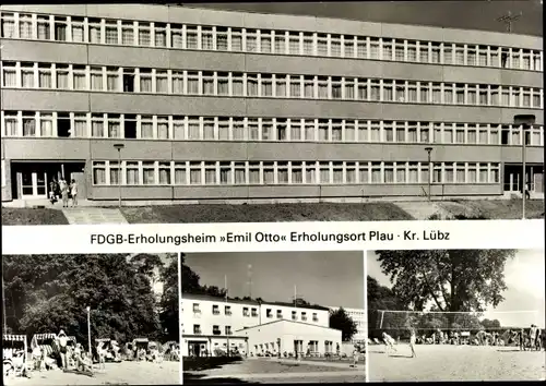 Ak Plau am See Mecklenburg, FDGB Erholungsheim Emil Otto