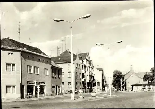 Ak Wittenberge in der Prignitz, Straßenpartie am Stern, Gartenbedarfsgeschäft