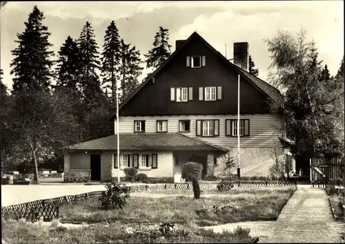 Ak Weitersglashütte Carlsfeld Eibenstock im Erzgebirge, FDGB-Erholungsheim Otto Hempel