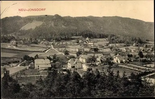 Ak Jonsdorf in Sachsen, Neu-Jonsdorf, Panorama