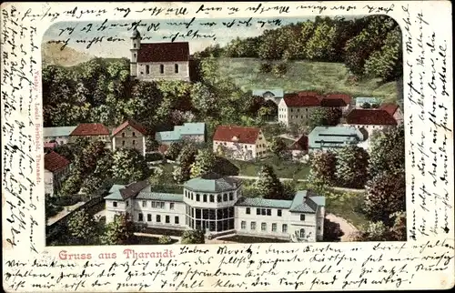 Ak Tharandt im Erzgebirge, Teilansicht