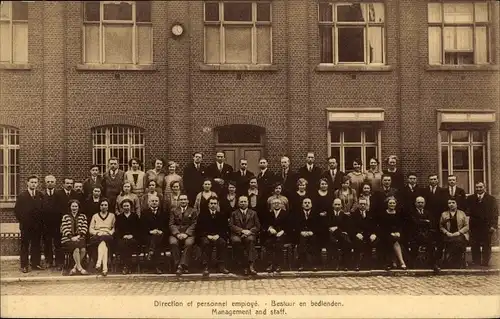 Ak Bruxelles Brüssel, Direction et personnel employe, Societe Anonyme Flandria