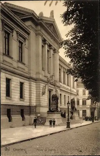 Ak Charleroi Wallonien Hennegau, Palais de Justice