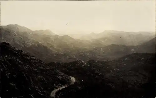Foto Ak Lovćen Lovtchen Montenegro, Blick vom Lovcen-Pass, Panorama