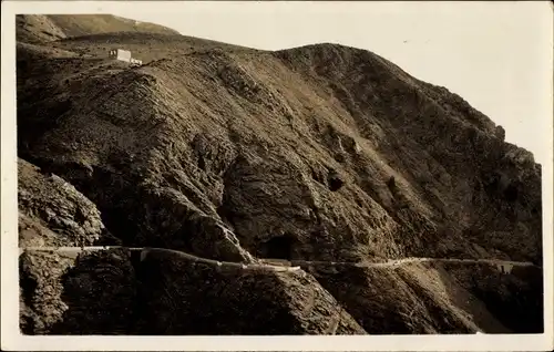 Foto Ak Lovćen Lovtchen Montenegro, Serpentinen